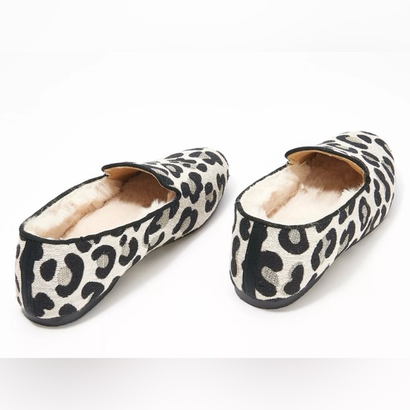 Skechers Cleo Cozy Faux Fur Lined Loafer Slipper-Fancy Dreamer-Leopard - Picture 3 of 3
